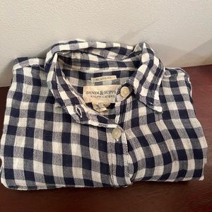 Denim & Supply Ralph Lauren - RL Utility Blue and White Gingham Button Down